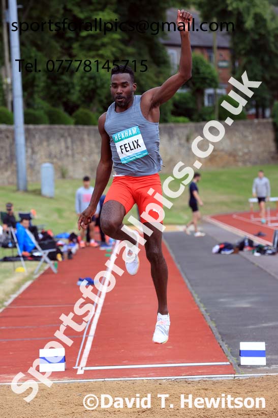 Decathlon Long Jump, 2024 EAP International Combined events, Hewcham, Northumberland.  Photo: David T. Hewitson/Sports for All Pics